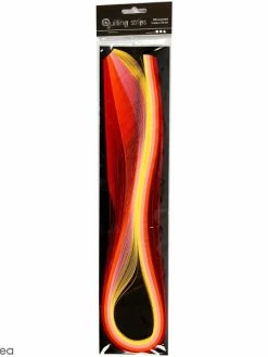 Creativ Company Papier Pour Quilling - Jaune Et Rose - 5 Mm X 78 Cm - 100 Pcs