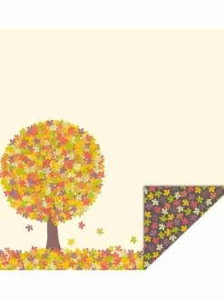 Papier Recto Verso 30,5cm X 30,5cm Automne Arbre ARTEMIO