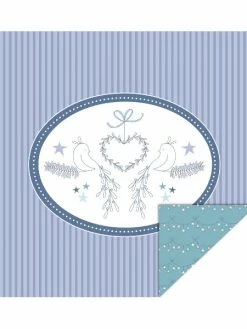 Papier Recto Verso 30,5cm X 30,5cm Noël Givré ARTEMIO