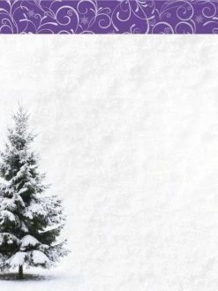 Papier Recto Verso Christmas Jewel Silver Swirl KAISERCRAFT