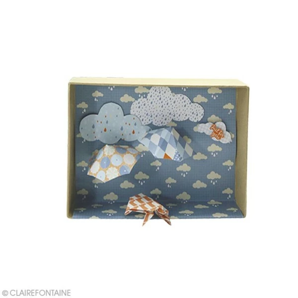 Paper Touch By Clairefontaine Papier Scrap Clairefontaine - Bloc A4 Paper Touch Pluie - 20 Pcs 3 Paper Touch By Clairefontaine Papier Scrap Clairefontaine - Bloc A4 Paper Touch Pluie - 20 Pcs – Image 3