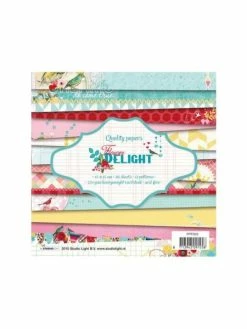 Studiolight Papier Scrapbooking- Flower Delight - Paper Pad