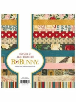 Papier Scrapbooking - Juliet - Bo Bunny - 15 X 15 Cm