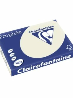 Clairalfa Papier Universel "Trophée" - 160 G/m² - A3 - Gris Perle