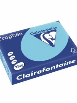 Clairalfa Papier Universel "Trophée" - 210 G/m² - A4 - Bleu Alizé