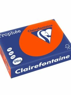 Clairalfa Papier Universel "Trophée" - 210 G/m² - A4 - Rouge Cardinal