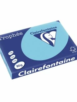 Clairalfa Papier Universel "Trophée" - 80 G/m² - A3 - Bleu Alizé