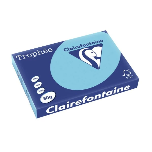Clairalfa Papier Universel "Trophée" - 80 G/m² - A3 - Bleu Alizé 1 Clairalfa Papier Universel "Trophée" - 80 G/m² - A3 - Bleu Alizé