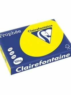 Clairalfa Papier Universel "Trophée A4", 120 G/m² - Jaune Soleil