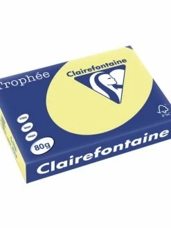 Clairalfa Papier Universel "Trophée A4", 80 G/m² - Jonquille