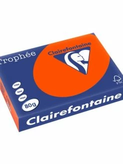 Clairalfa Papier Universel "Trophée A4", 80 G/m² - Rouge Cardinal