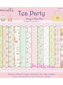 Papiers Imprimés Dovecraft 15 X 15 Cm - 24 Feuilles