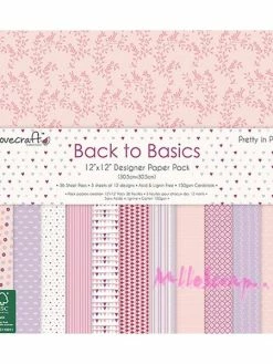 Papiers Imprimés Dovecraft 15 X 15 Cm - 24 Feuilles