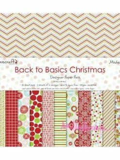 Papiers Imprimés Dovecraft 15 X 15 Cm - 24 Feuilles