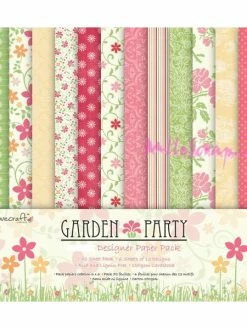 Papiers Imprimés Dovecraft 15 X 15 Cm - 24 Feuilles