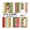 Papiers Imprimés Kaisercraft's - 24 Feuilles Recto