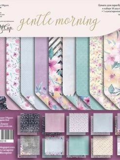 Papiers Scrapbooking 20 X 20 Cm Album Faire Part Carte Scrapmir GENTLE MORNING