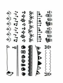Czech Beads Exclusive Partie Guirlande De Gaufrage Joints Ensemble, Claire En Caoutchouc De Silicone De Timbre, De Scrapbo -V-Zug shop partie guirlande de gaufrage joints ensemble claire en caoutchouc de silicone de timbre de scrapbo p 2