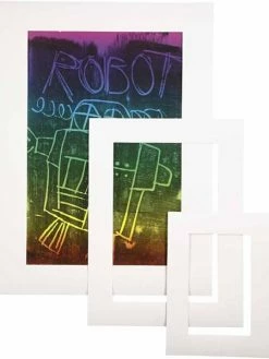 Creativ Company Passe-partout Blanc - A3/A4/A5 - 75 Pcs