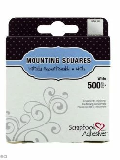 Scrapbook Adhesives Pastilles Adhésives Repositionnables Carrées 10 Mm - 500 Pcs