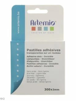 Pastilles Adhésives Transparentes Artemio - 3 Mm - 300 Pcs
