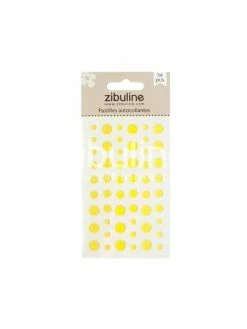 Zibuline Pastilles Autocollantes - Jaune