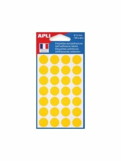 Apli Agipa Pastilles De Signalisation - Diamètre : 15 Mm - Jaune