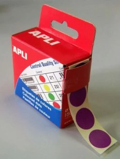 Apli Agipa Pastilles De Signalisation - Diamètre 15 Mm - Violet