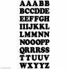 Geca Diffusion Peel Off Mes P'tits Mots - Alphabet Majuscule Noir