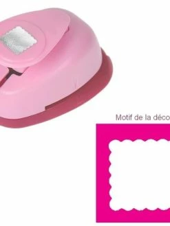 Efco Perforatrice Motif Carré Dentelé 47 X 47 Mm