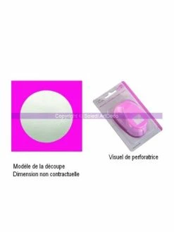 Efco Perforatrice Motif Cercle, Dimension 2,8 Cm