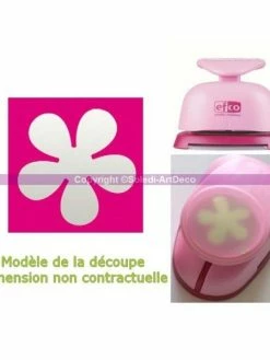 Efco Perforatrice Motif Fleur Retro, Diamètre De Découpe Env. 38 Mm