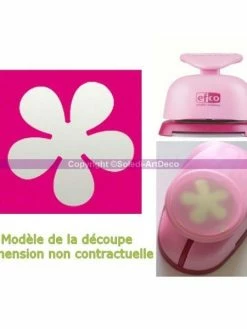 Efco Perforatrice Motif Fleur Retro, Diamètre De Découpe Env. 50 Mm