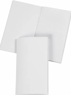 Creativ Company Petit Carnet Blanc à Décorer - Pages Pointillées - 9,5 X 16,6 Cm - 32 Pages