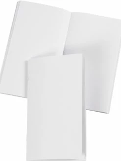 Creativ Company Petit Carnet Blanc à Décorer - Pages Vierges - 9,5 X 16,6 Cm - 32 Pages