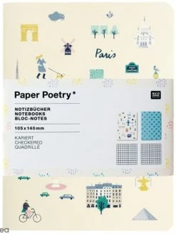 Rico Design Petits Carnets De Notes A6 - Travel The World - 10,5 X 14 Cm - 2 Pcs