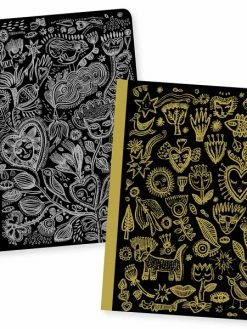 Djeco Petits Carnets De Notes Chics Aurélia - 10,5 X 15 Cm - 2 Pcs