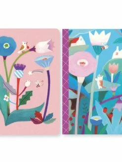 Djeco Petits Carnets De Notes Makoto - 10,5 X 15 Cm - 2 Pcs