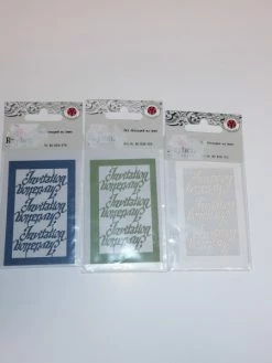 Rayher Pièce à Découpée Au Laser Invitation Plusieurs Couleur.