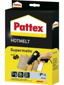 Pattex Pistolet à Colle HOT SUPERMATIC, Noir/jaune