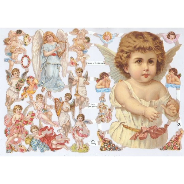 Planche De Chromo Découpis Die Cut Ange ECLAT 7072e Carterie Collage Ernst Freihoff 1 Planche De Chromo Découpis Die Cut Ange ECLAT 7072e Carterie Collage Ernst Freihoff