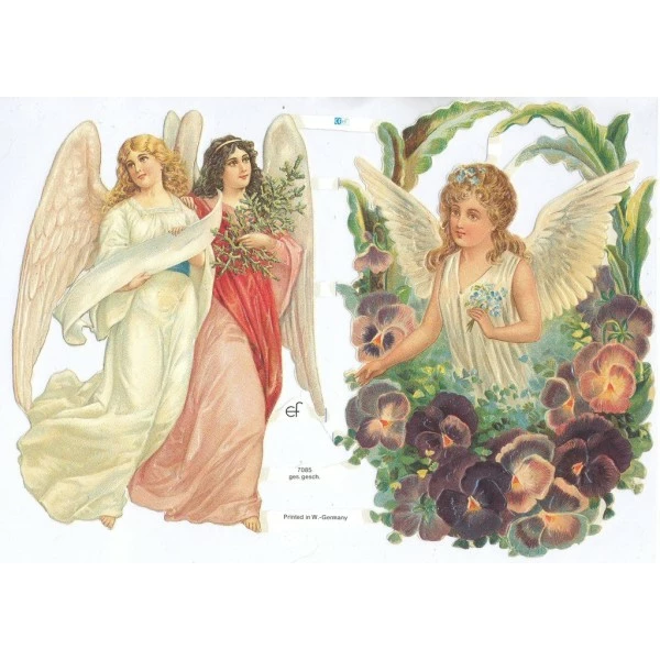 Planche De Chromo Découpis Die Cut Ange ECLAT 7085e Carterie Collage Ernst Freihoff 1 Planche De Chromo Découpis Die Cut Ange ECLAT 7085e Carterie Collage Ernst Freihoff