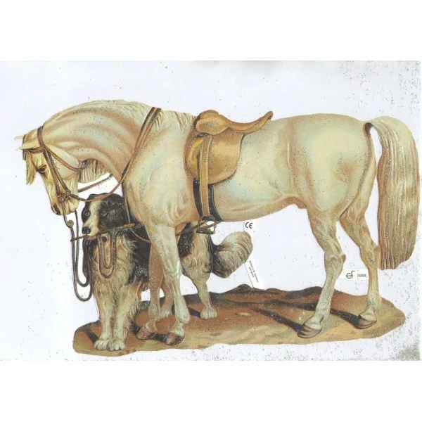 Planche De Chromo Découpis Die Cut Cheval MICA 7089g Carterie Collage Ernst Freihoff 1 Planche De Chromo Découpis Die Cut Cheval MICA 7089g Carterie Collage Ernst Freihoff