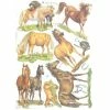 Planche De Chromo Découpis Die Cut Cheval MICA 7199g Carterie Collage Ernst Freihoff