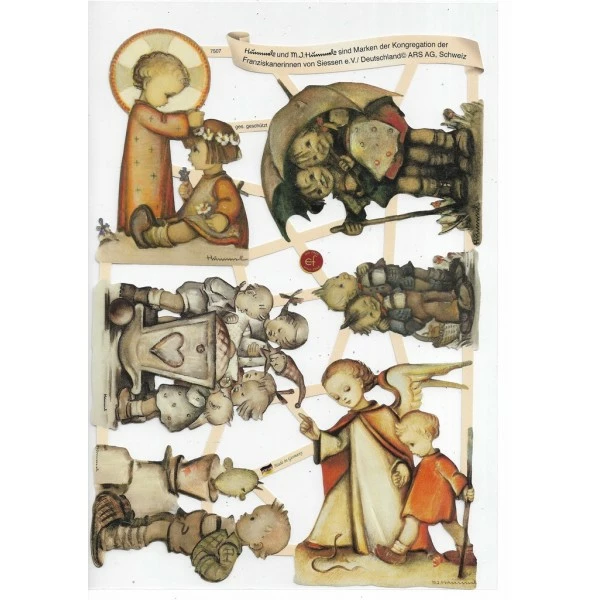 Ernst Freihoff Planche De Chromo Découpis Die Cut Illustration Berta Hummel ECLAT 7507e Carterie Collage E.Freihoff 1 Ernst Freihoff Planche De Chromo Découpis Die Cut Illustration Berta Hummel ECLAT 7507e Carterie Collage E.Freihoff