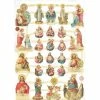 Planche De Chromo Découpis Die Cut Religieux MICA 7318g Carterie Collage Ernst Freihoff