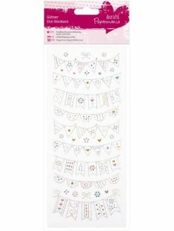 Docrafts Papermania Planche De Stickers Pailletés à Colorier Fannions DOCRAFT