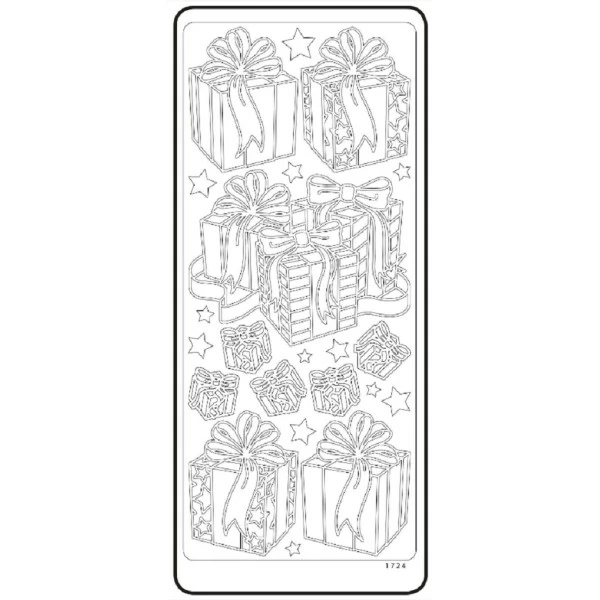 Vaessen Creative Planche De Stickers Peel Off Doré Cadeaux De Noël 1 Vaessen Creative Planche De Stickers Peel Off Doré Cadeaux De Noël