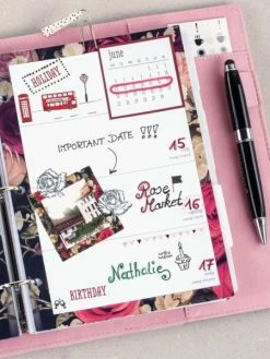 Rayher Planner A5 à Personnaliser - Pois Noirs -V-Zug shop planner a5 a personnaliser pois noirs p 6