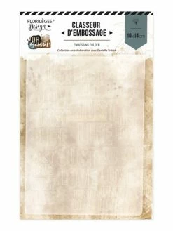 Florilèges Design Plaque D'embossage LOVE AND LIFE